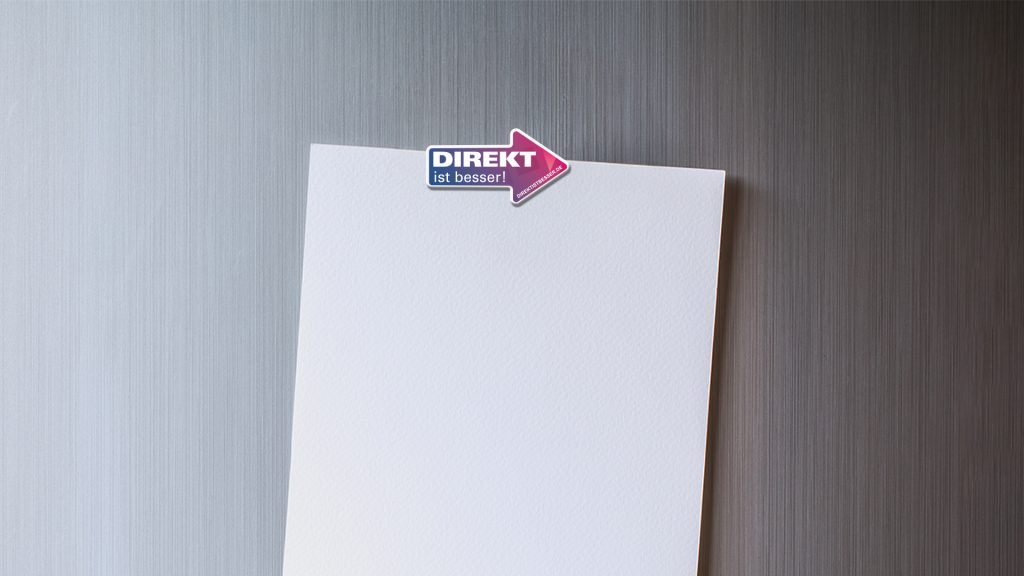 Pfeil-Magnet "DIREKT ist besser!"