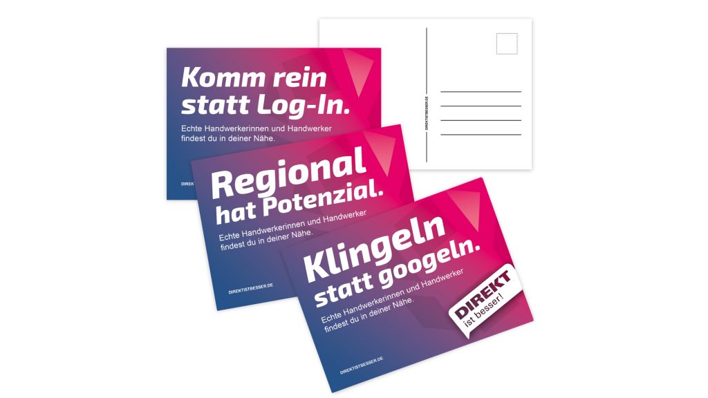 Postkarten "DIREKT ist besser!" - A6